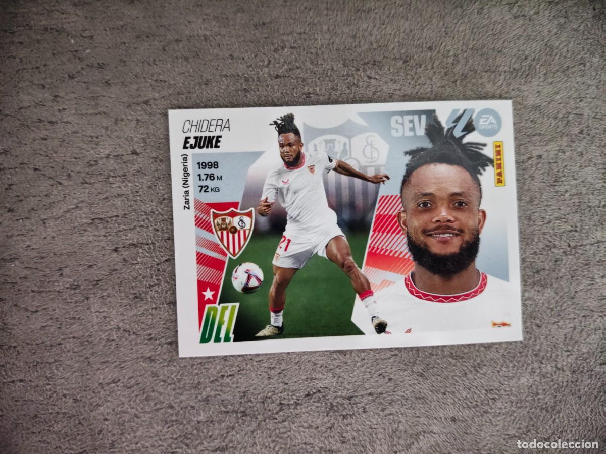 Cromos de f&uacute;tbol: Cromo 17 CHIDERA EJUKE SEVILLA FC. Colecci&oacute;n LALIGA F&uacute;tbol 2025-2026 PANINI Nuevo