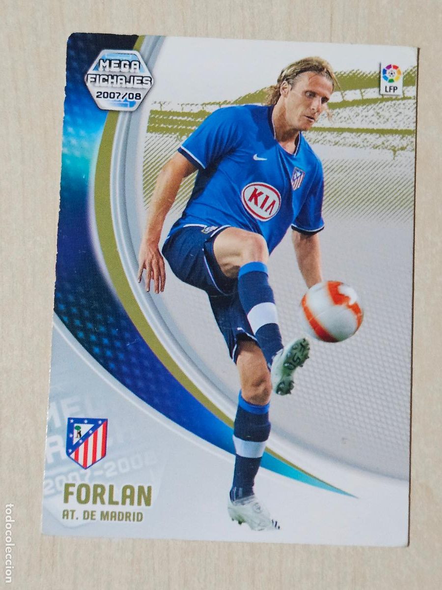 Cromos de f&uacute;tbol: CROMO N&ordm; 496 FORLAN - MEGACRACKS 2007 08 - MEGA FICHAJE