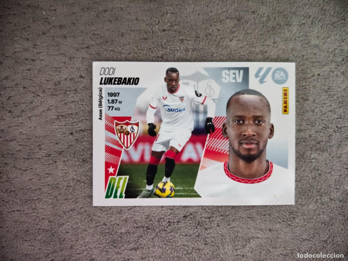 Cromos de f&uacute;tbol: Cromo 18 DODI LUKEBAKIO SEVILLA FC. Colecci&oacute;n LALIGA F&uacute;tbol 2025-2026 PANINI Nuevo