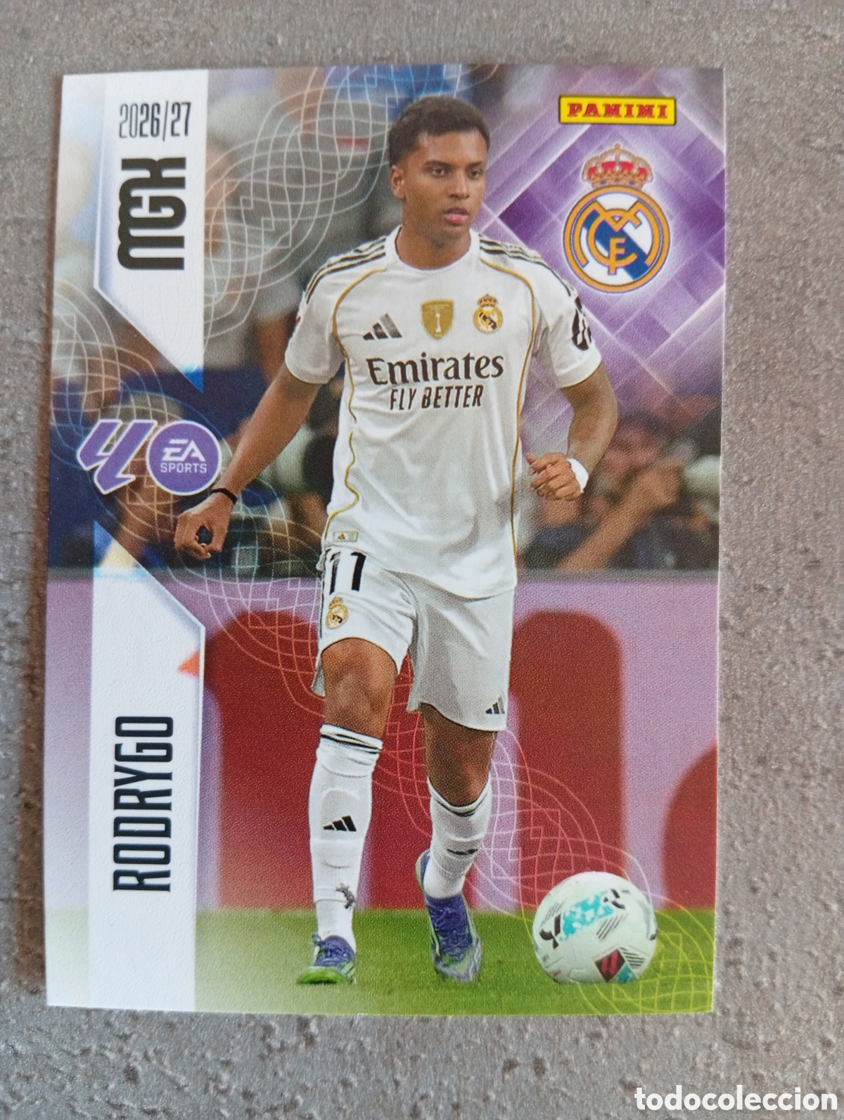 Cromos de f&uacute;tbol: 231 RODRYGO REAL MADRID MGK 2026/27 MEGACRACKS 2026 2027