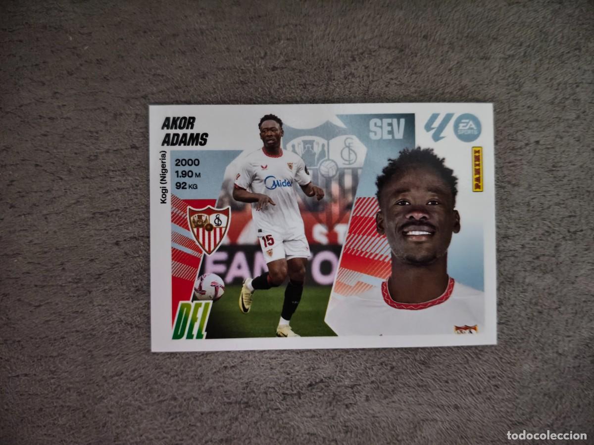 Cromos de f&uacute;tbol: Cromo 20A AKOR ADAMS SEVILLA FC. Colecci&oacute;n LALIGA F&uacute;tbol 2025-2026 PANINI Nuevo