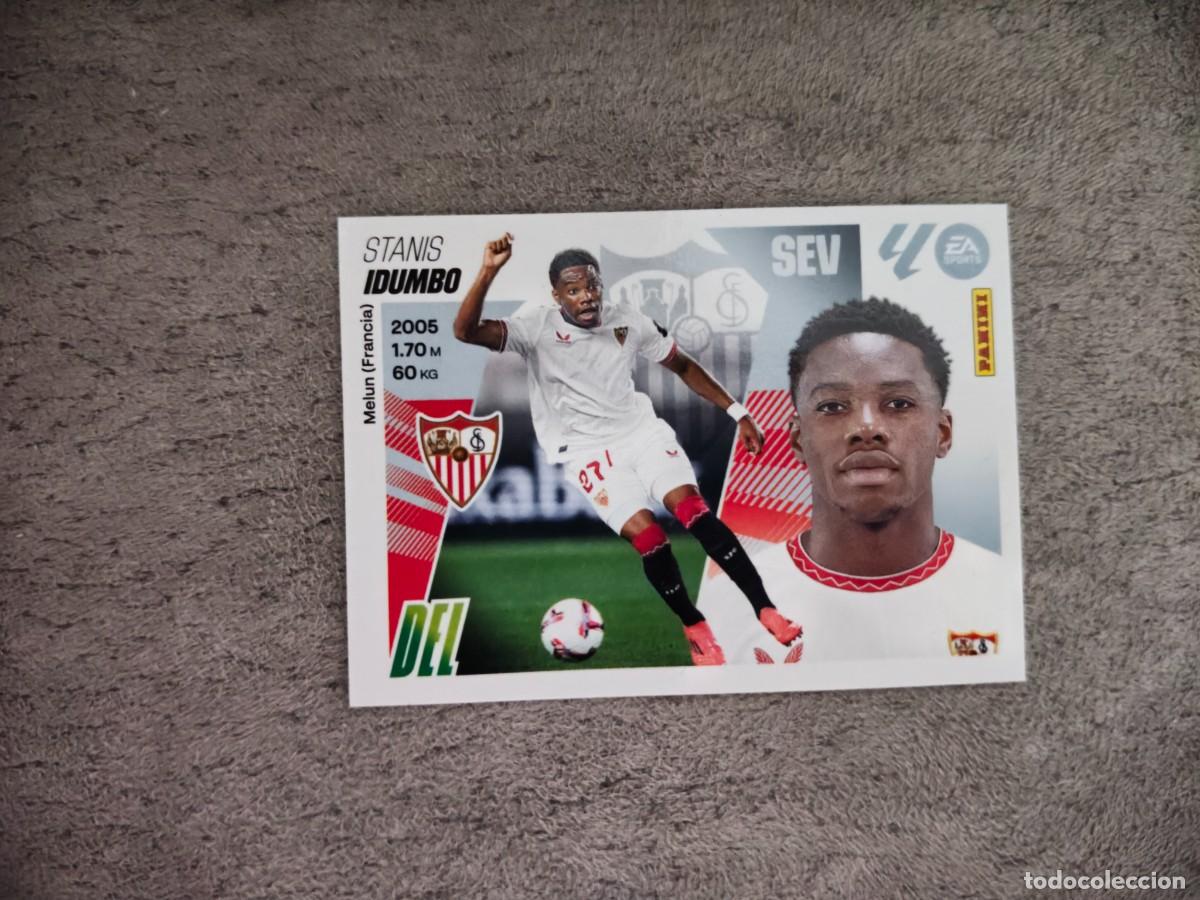 Cromos de f&uacute;tbol: Cromo 20B STANIS IDUMBO SEVILLA FC. Colecci&oacute;n LALIGA F&uacute;tbol 2025-2026 PANINI Nuevo