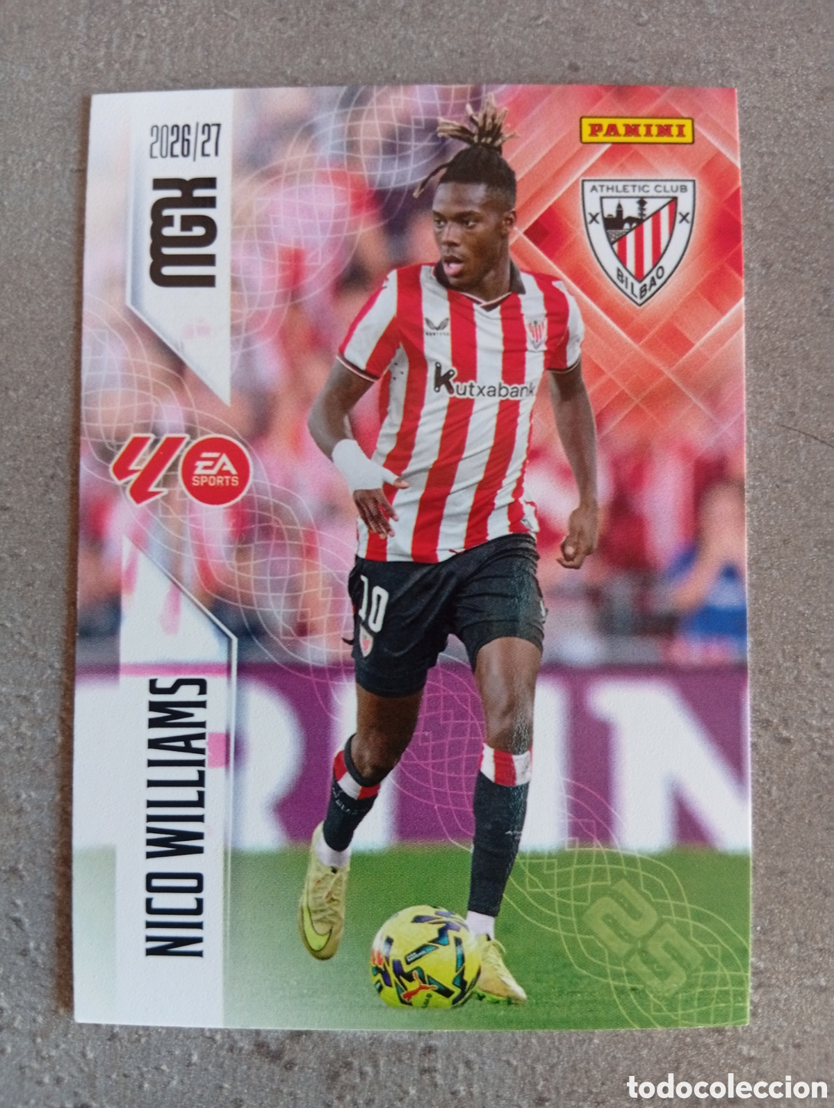 Cromos de f&uacute;tbol: 54 NICO WILLIAMS ATHLETIC BILBAO MGK 2026/27 MEGACRACKS 2026 2027