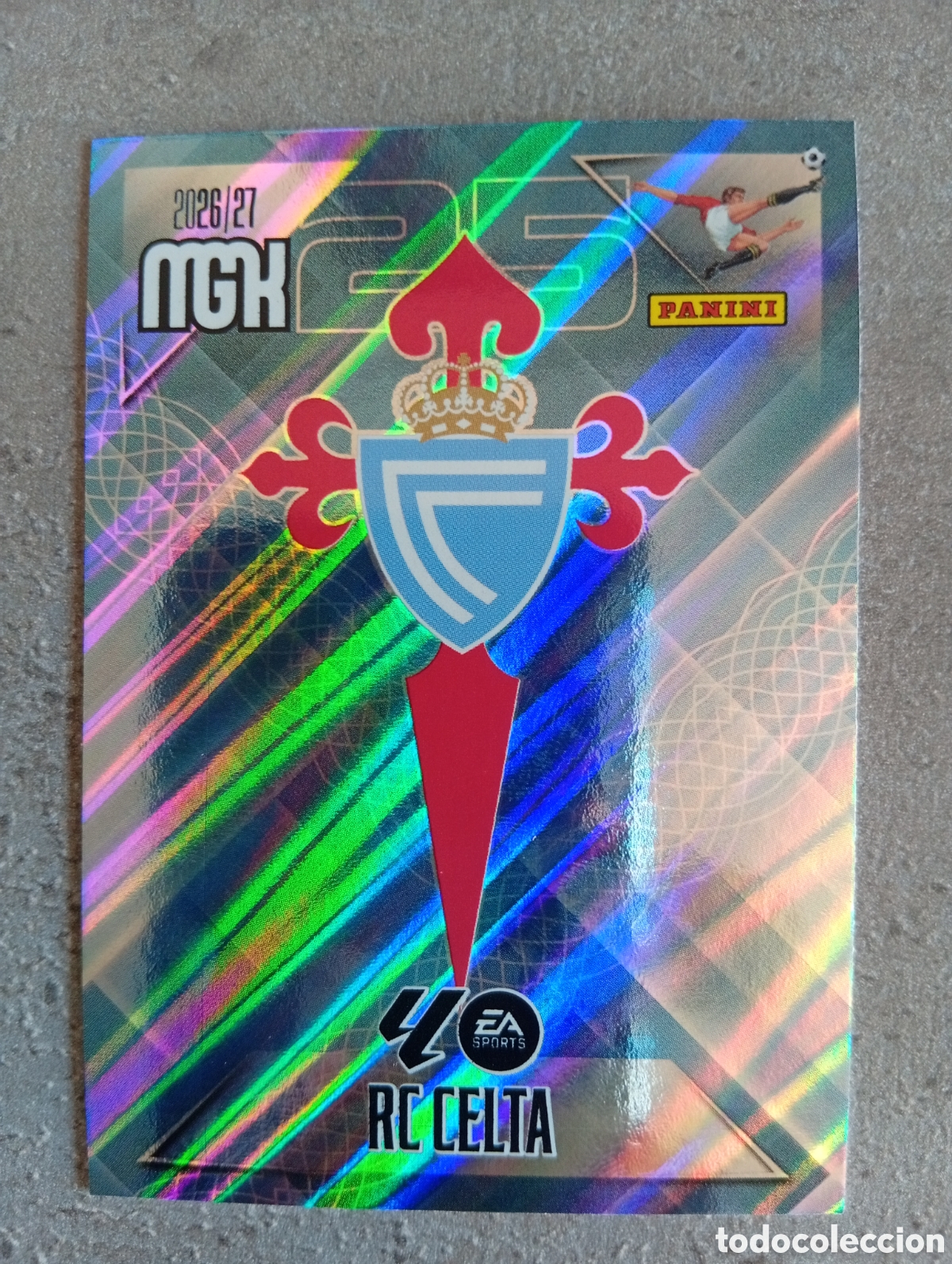 Cromos de f&uacute;tbol: 109 ESCUDO CELTA VIGO MGK 2026/27 MEGACRACKS 2026 2027