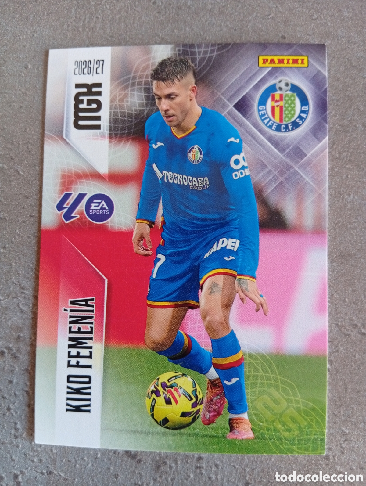 Cromos de f&uacute;tbol: 184 KIKO FEMEN&Iacute;A GETAFE CF MGK 2026/27 MEGACRACKS 2026 2027