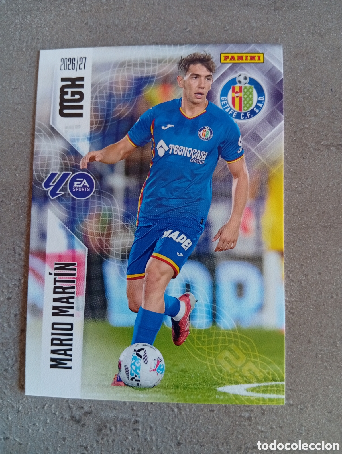 Cromos de f&uacute;tbol: 190 MARIO MART&Iacute;N GETAFE CF MGK 2026/27 MEGACRACKS 2026 2027