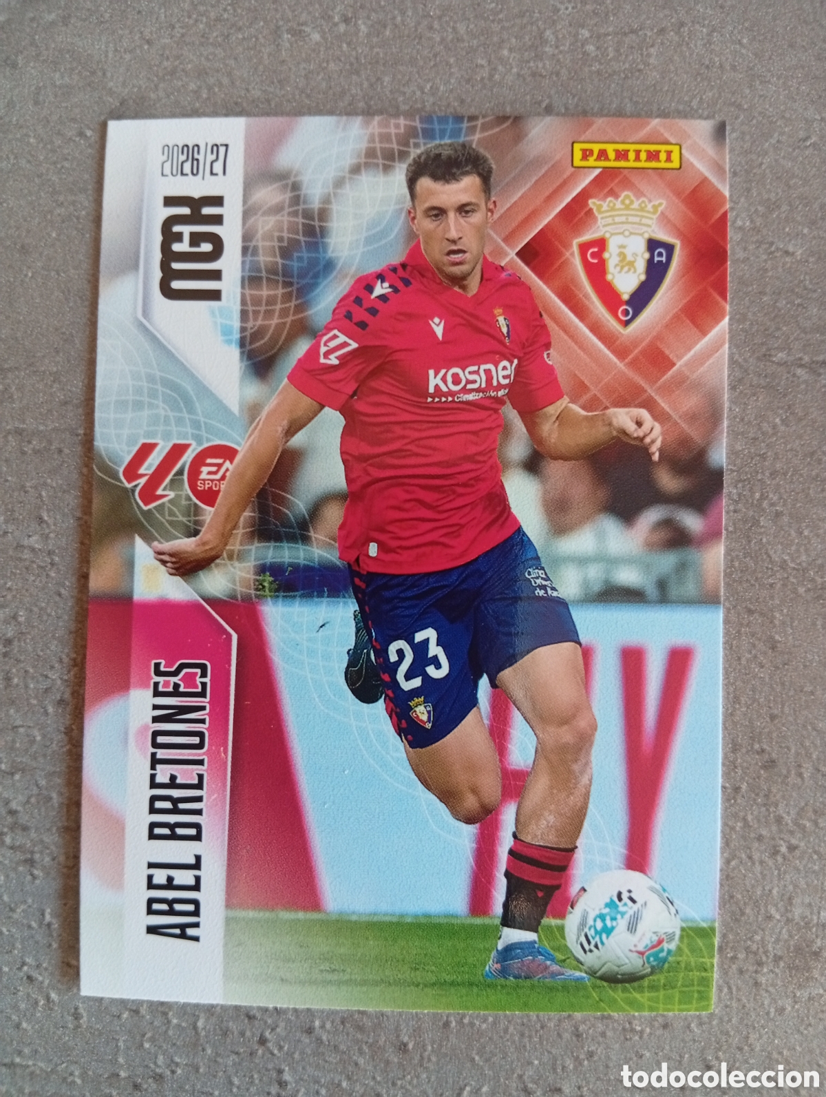 Cromos de f&uacute;tbol: 260 ABEL BRETONES CA OSASUNA MGK 2026/27 MEGACRACKS 2026 2027