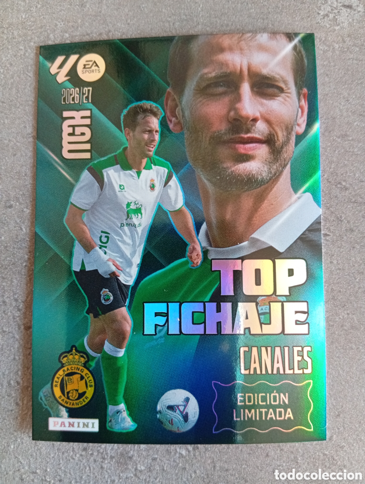 Cromos de f&uacute;tbol: EDICI&Oacute;N LIMITADA CANALES RACING SANTANDER MGK 2026/27 MEGACRACKS 2026 2027