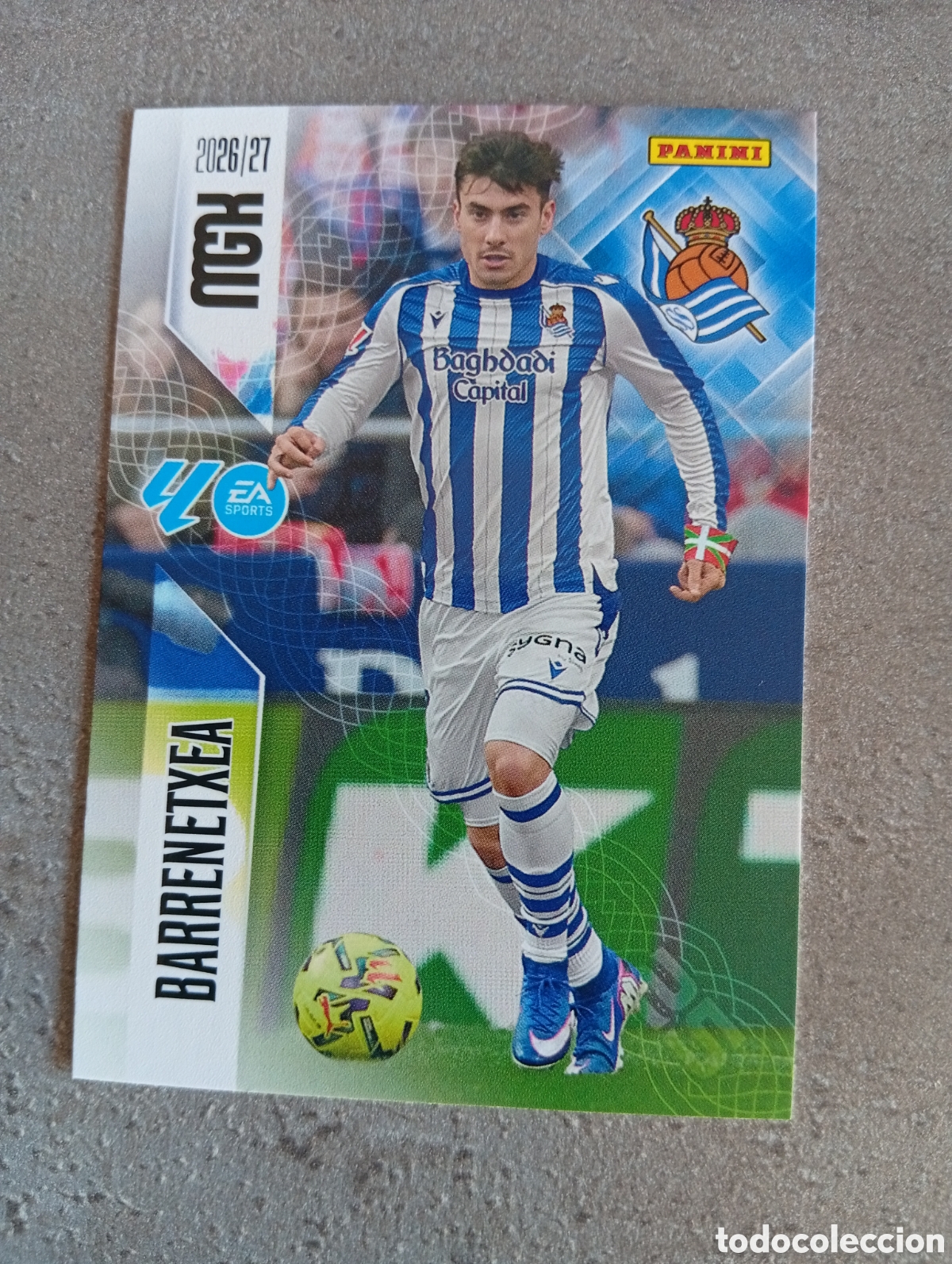 Cromos de f&uacute;tbol: 321 BARRENETXEA REAL SOCIEDAD MGK 2026/27 MEGACRACKS 2026 2027