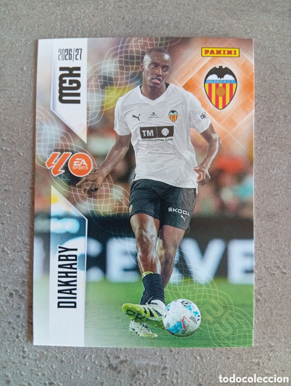Cromos de f&uacute;tbol: 347 DIAKHABY VALENCIA CF MGK 2026/27 MEGACRACKS 2026 2027