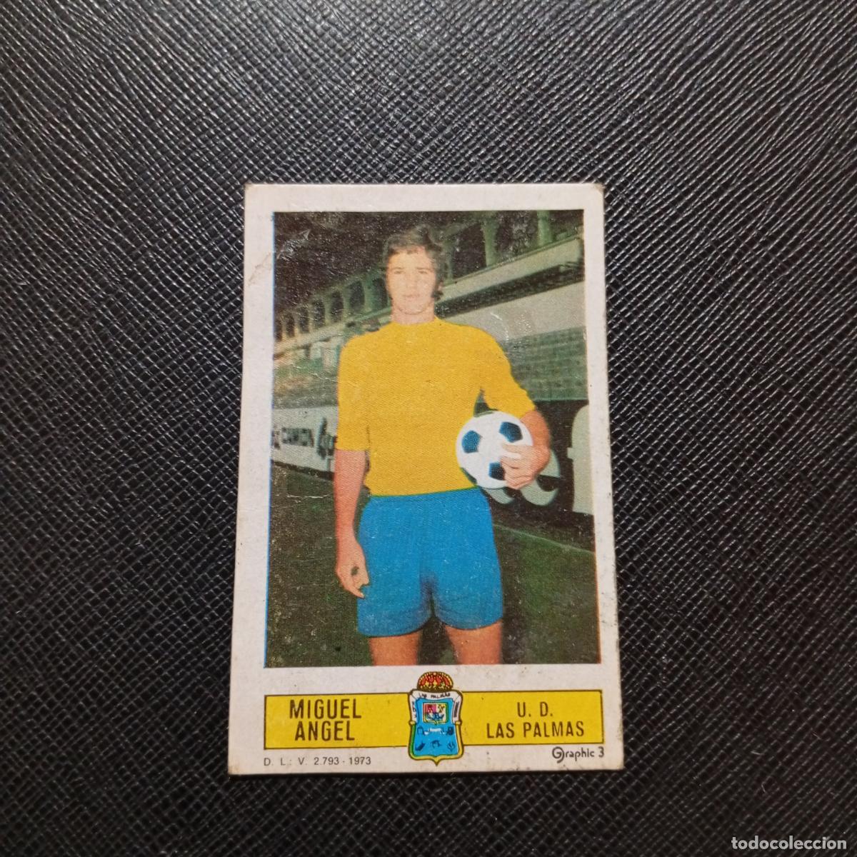 Cromos de f&uacute;tbol: MIGUEL ANGEL LAS PALMAS ESTE 1973 1974 CROMO FUTBOL LIGA 73 74 - DESPEGADO - A205 PG6