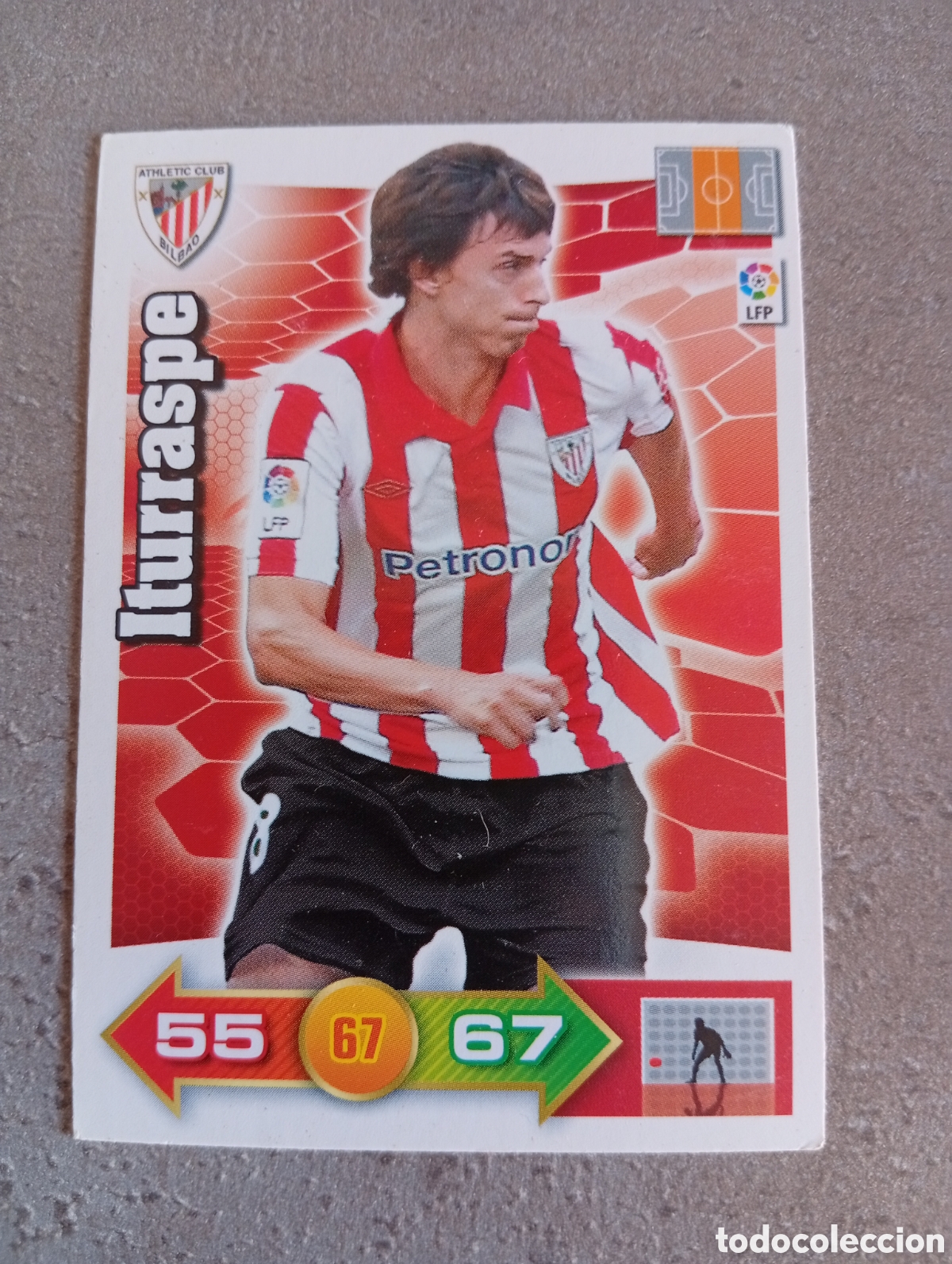 Cromos de f&uacute;tbol: ITURRASPE ATHLETIC BILBAO ADRENALYN 2010/11 2010 2011
