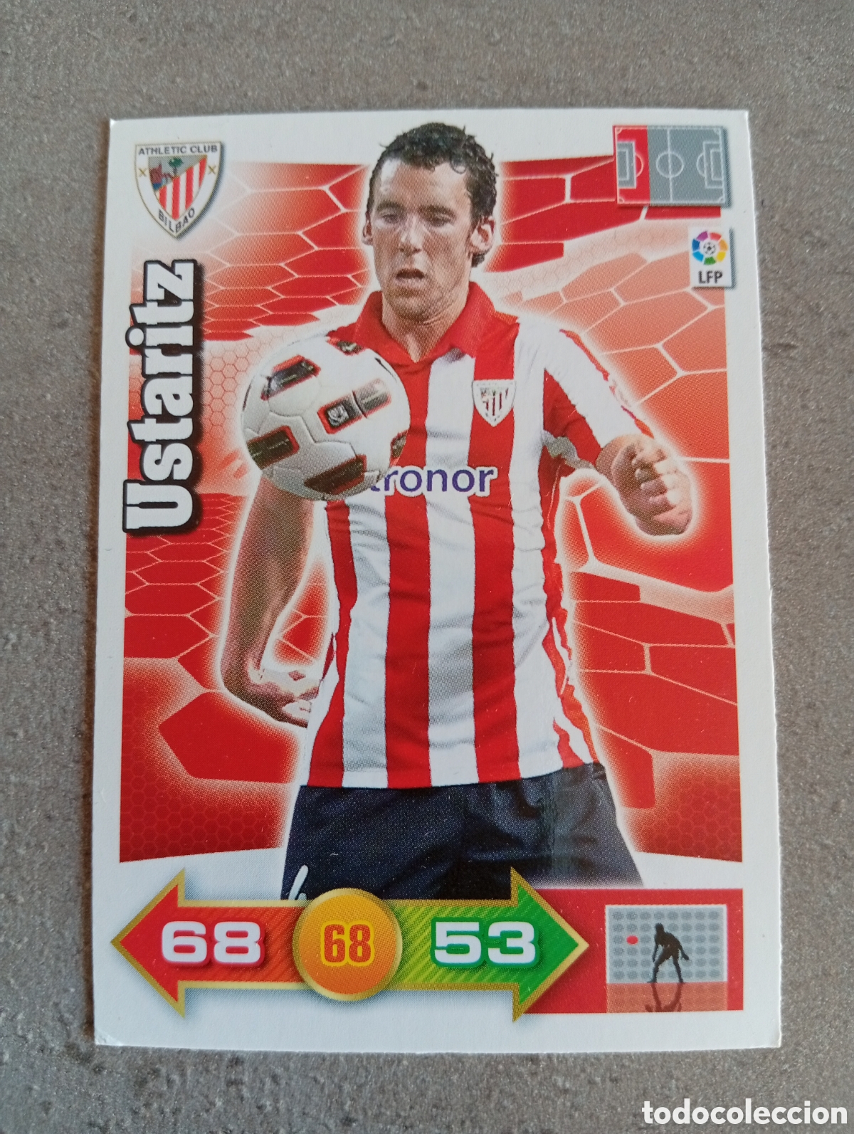 Cromos de f&uacute;tbol: USTARITZ ATHLETIC BILBAO ADRENALYN 2010/11 2010 2011