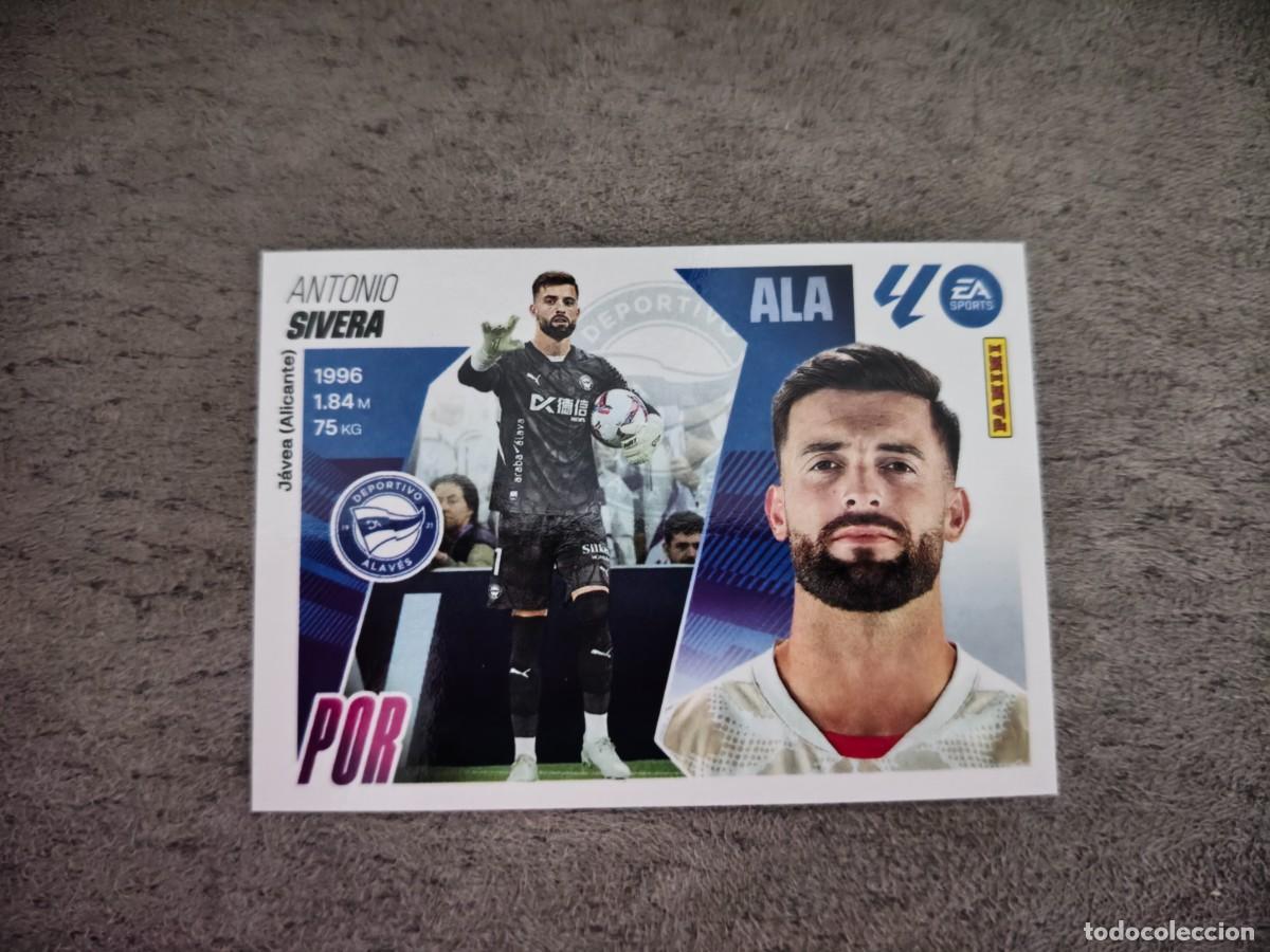 Cromos de f&uacute;tbol: Cromo 3 ANTONIO SIVERA D. ALAV&Eacute;S. Colecci&oacute;n LALIGA F&uacute;tbol 2025-2026 PANINI Nuevo