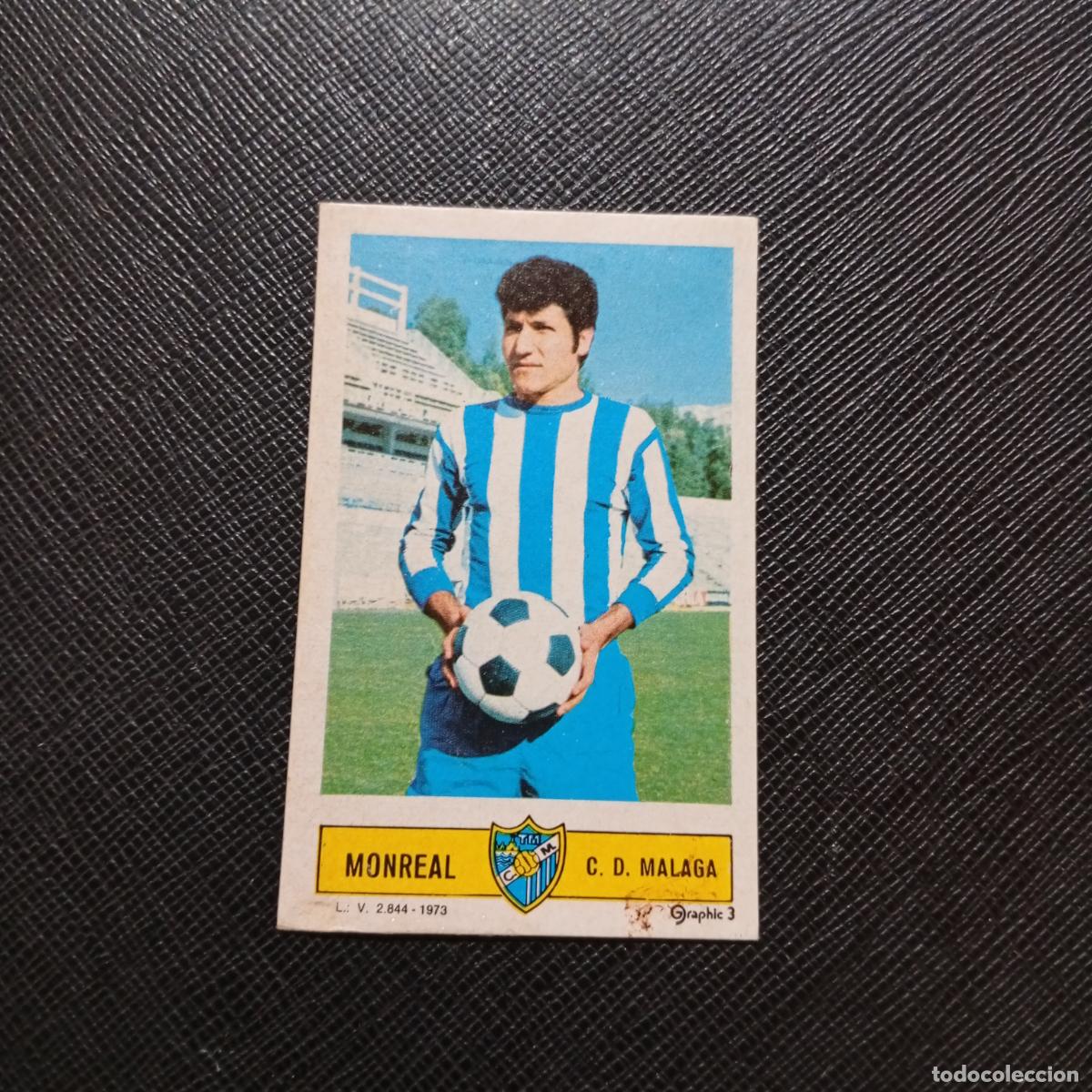 Cromos de f&uacute;tbol: MONREAL MALAGA ESTE 1973 1974 CROMO FUTBOL LIGA 73 74 - DESPEGADO - A205 PG10