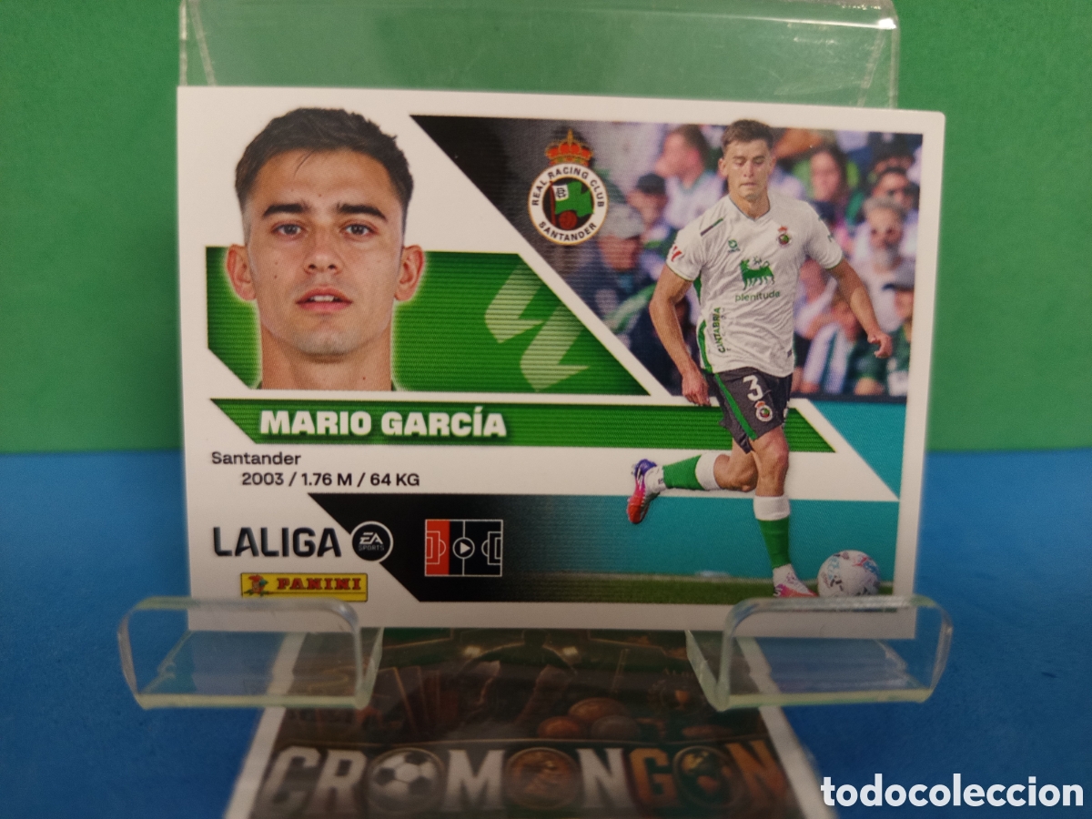 Cromos de Futebol: ❇️ CROMO ⚽ 9B.- MARIO GARC&Iacute;A (RACING SANTANDER) - COLECCIONES ESTE 2026/27 (PANINI) ❇️