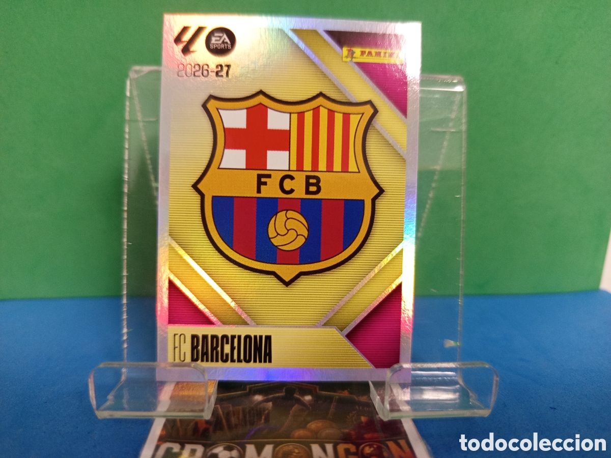 Football Stickers: ❇️ CROMO ⚽ 1.- ESCUDO (BARCELONA)- COLECCIONES ESTE 2026/27 (PANINI) ❇️