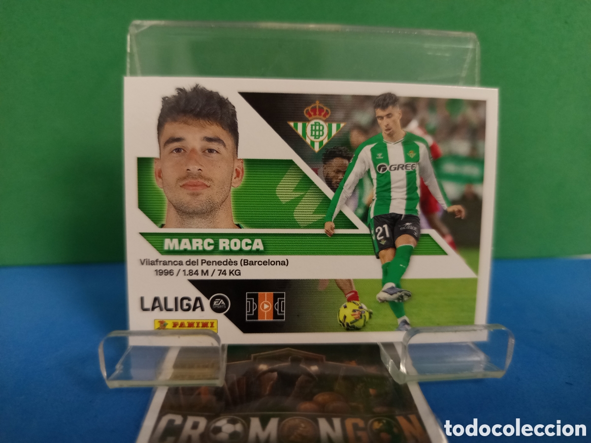 Cromos de f&uacute;tbol: ❇️ CROMO ⚽ 10.- MARC ROCA (R. BETIS) - COLECCIONES ESTE 2026/27 (PANINI) ❇️
