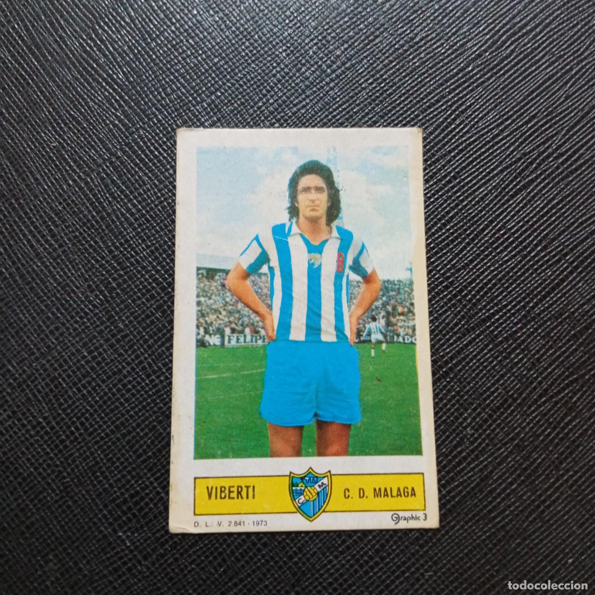 Cromos de f&uacute;tbol: VIBERTI MALAGA ESTE 1973 1974 CROMO FUTBOL LIGA 73 74 - DESPEGADO - A205 PG10