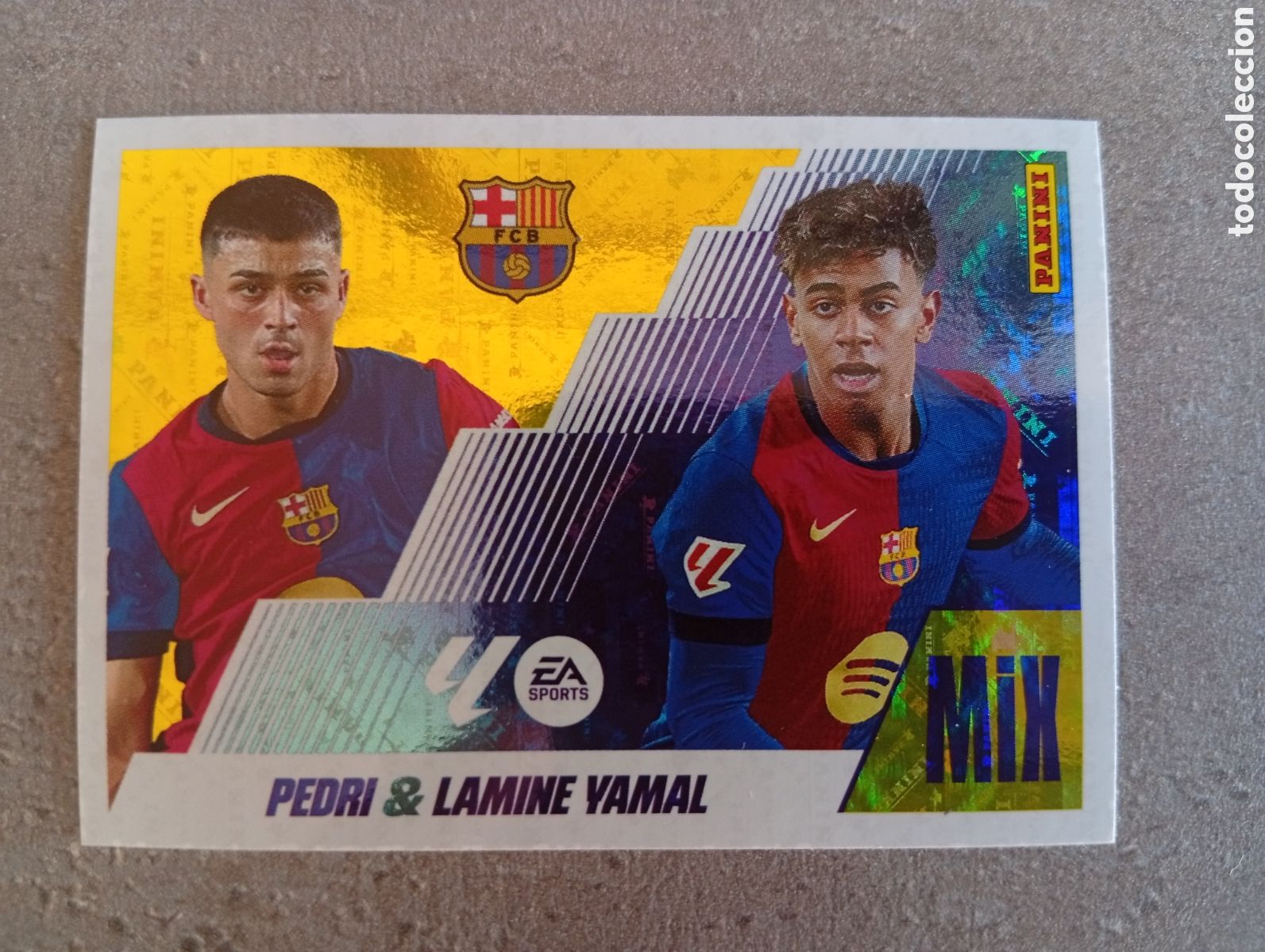 Cromos de f&uacute;tbol: MIX 20 PEDRI LAMINE YAMAL FC BARCELONA LIGA ESTE 2025 2026 NUNCA PEGADO