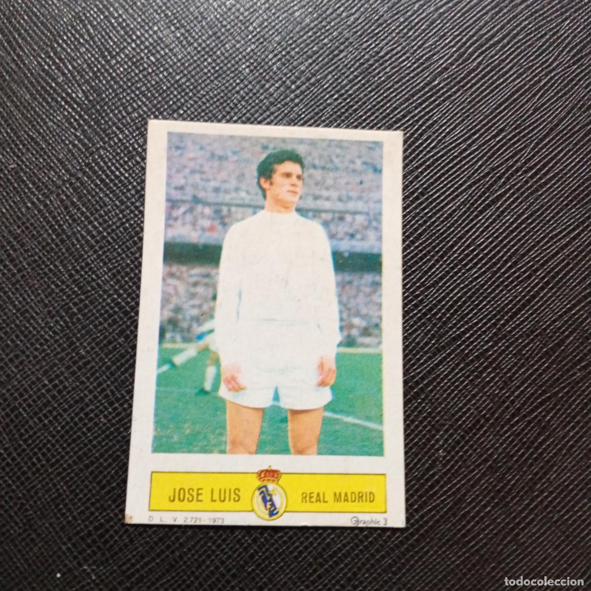 Cromos de f&uacute;tbol: JOSE LUIS REAL MADRID ESTE 1973 1974 CROMO FUTBOL LIGA 73 74 - DESPEGADO - A205 PG15