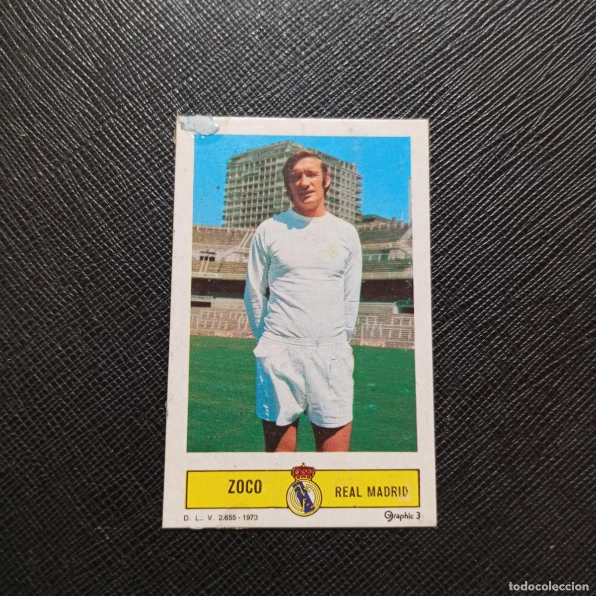 Cromos de f&uacute;tbol: ZOCO REAL MADRID ESTE 1973 1974 CROMO FUTBOL LIGA 73 74 - DESPEGADO - A205 PG15