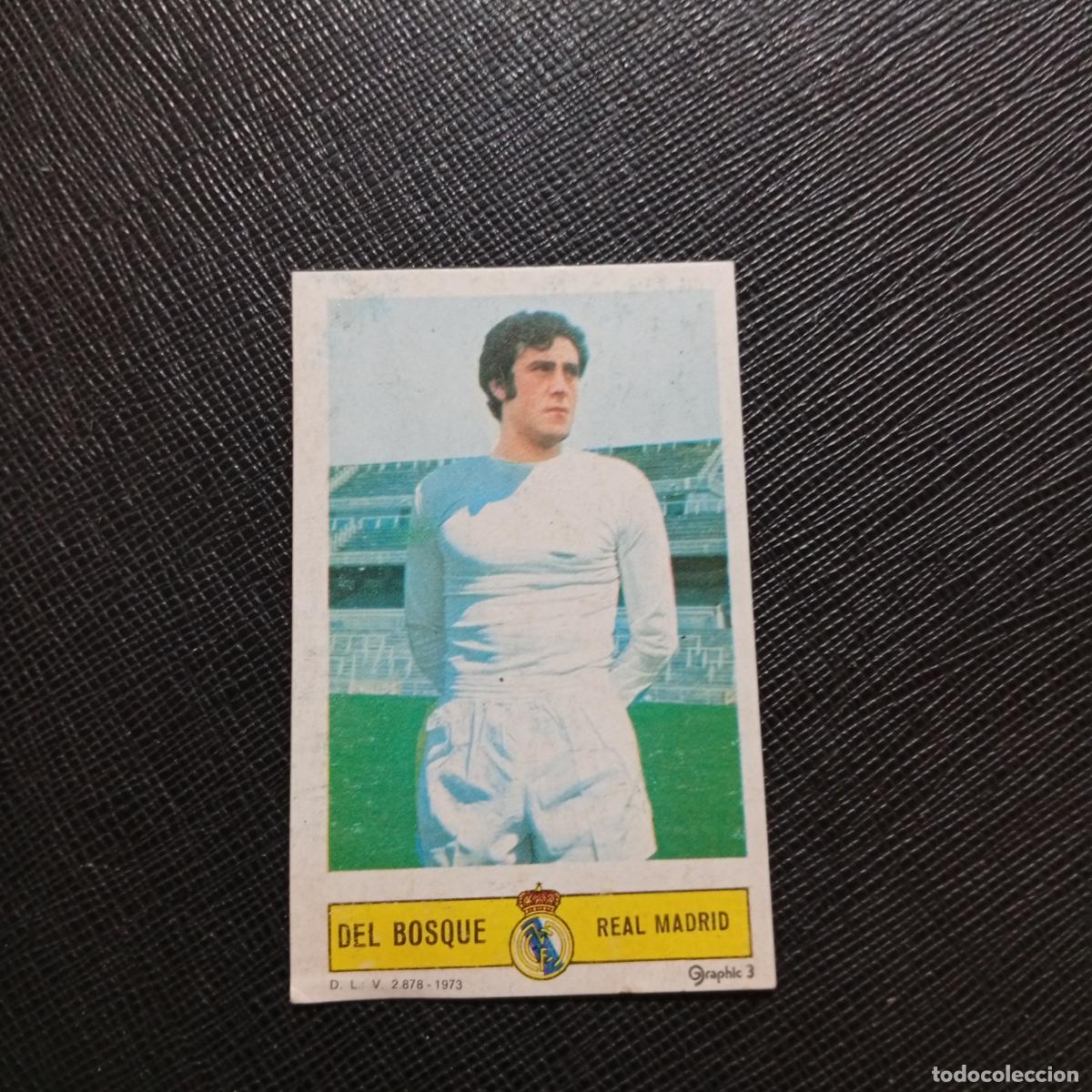 Cromos de f&uacute;tbol: DEL BOSQUE REAL MADRID ESTE 1973 1974 CROMO FUTBOL LIGA 73 74 - DESPEGADO - A205 PG21
