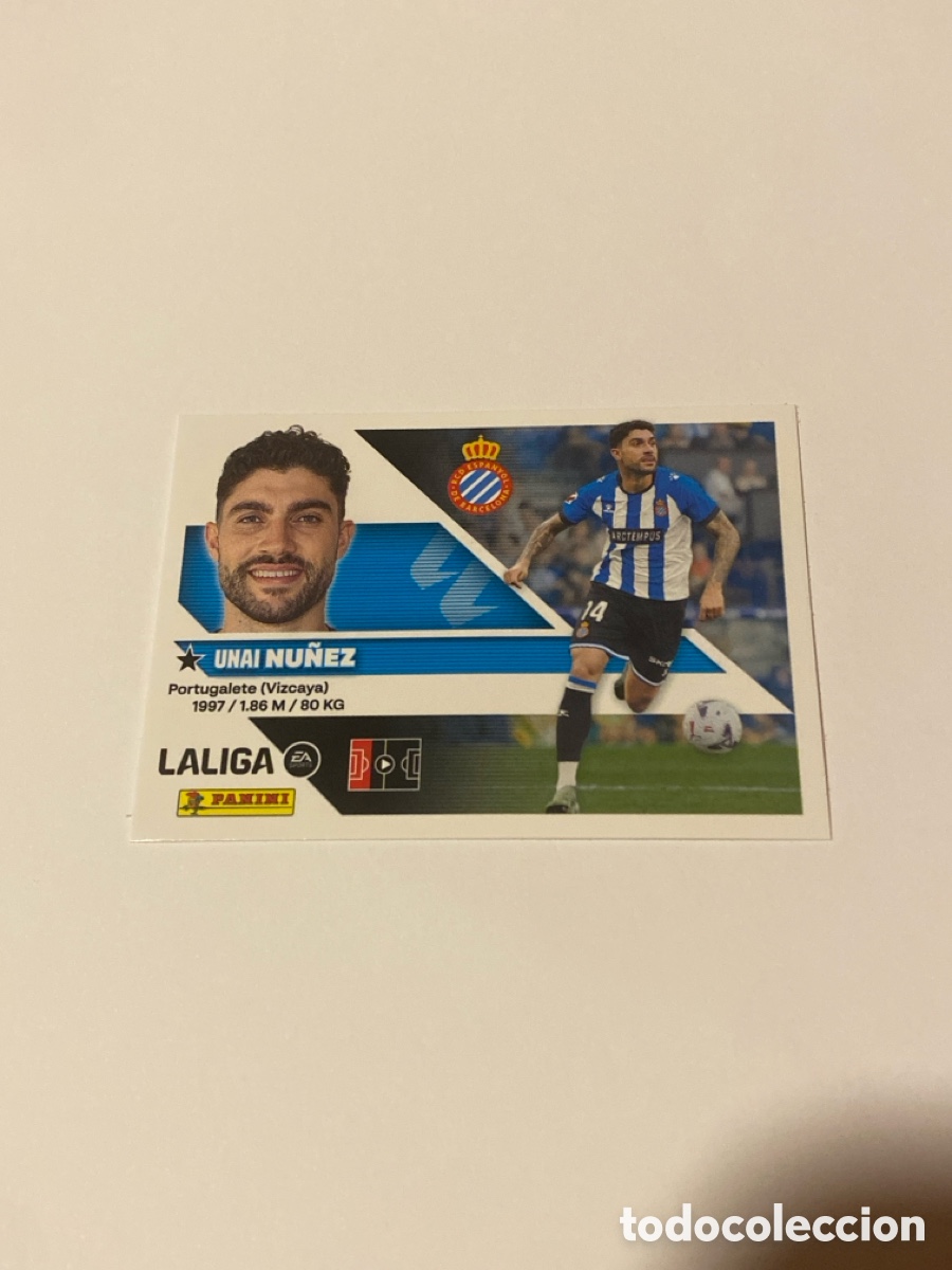 Cromos de f&uacute;tbol: Fichaje N27 Unai nu&ntilde;ez liga 2026-27