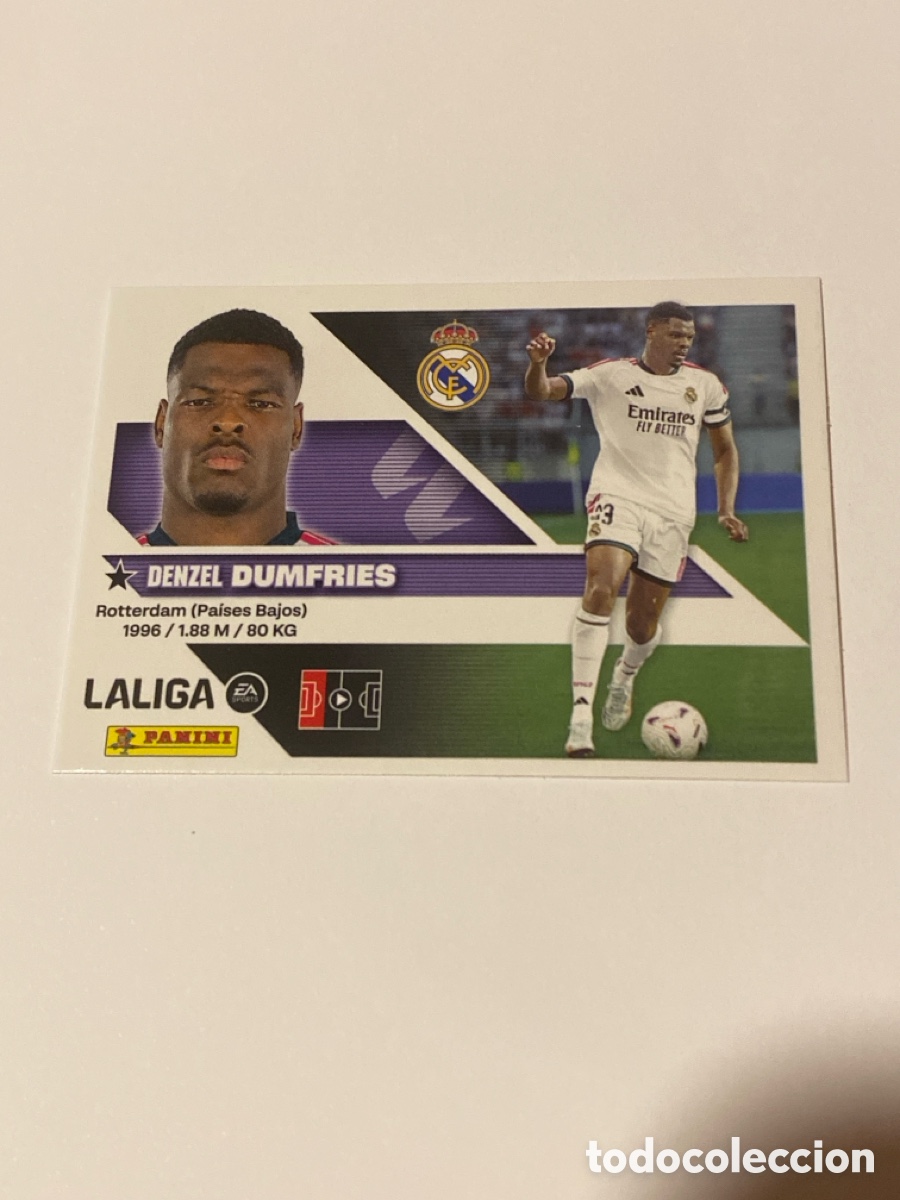 Cromos de f&uacute;tbol: Fichaje N3 denzel real madrid liga 2026-27