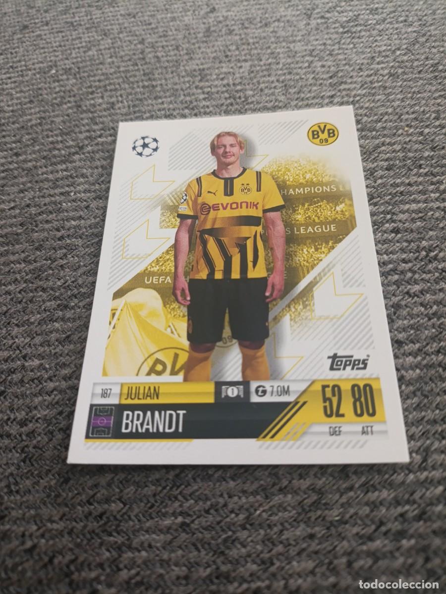 Cromos de f&uacute;tbol: Brandt Borussia Dortmund champions league 24/25