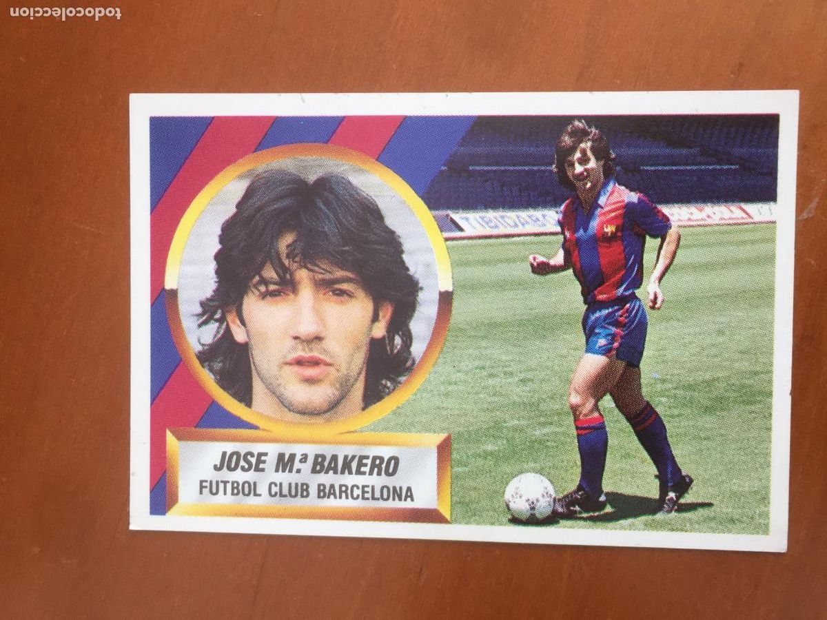 Cromos de f&uacute;tbol: bakero barcelona liga 88 89 1988 1989 ediciones este nunca pegado nuevo de sobre