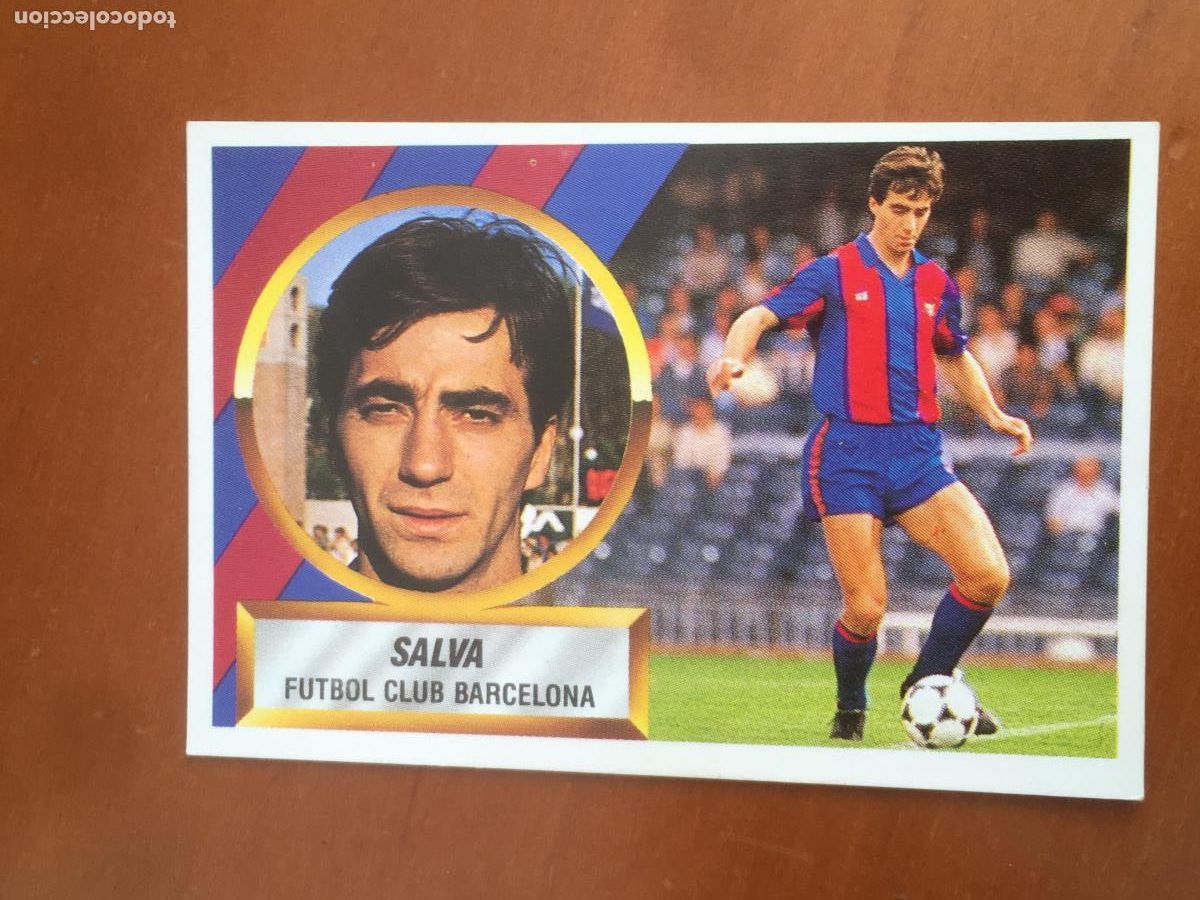 Cromos de f&uacute;tbol: salva barcelona liga 88 89 1988 1989 ediciones este nunca pegado nuevo de sobre