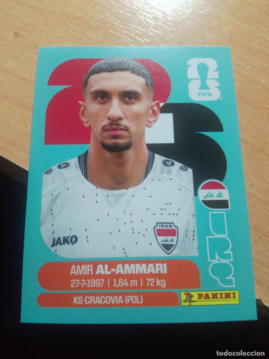 Cromos de f&uacute;tbol: IRQ 10 AMIR AL-AMMARI IRAQ MUNDIAL FIFA WORLD CUP 2026 26 PANINI STICKERS NUEVO