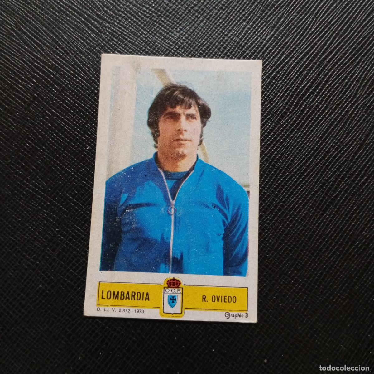 Cromos de f&uacute;tbol: LOMBARDIA OVIEDO ESTE 1973 1974 CROMO FUTBOL LIGA 73 74 - DESPEGADO - A205 PG25