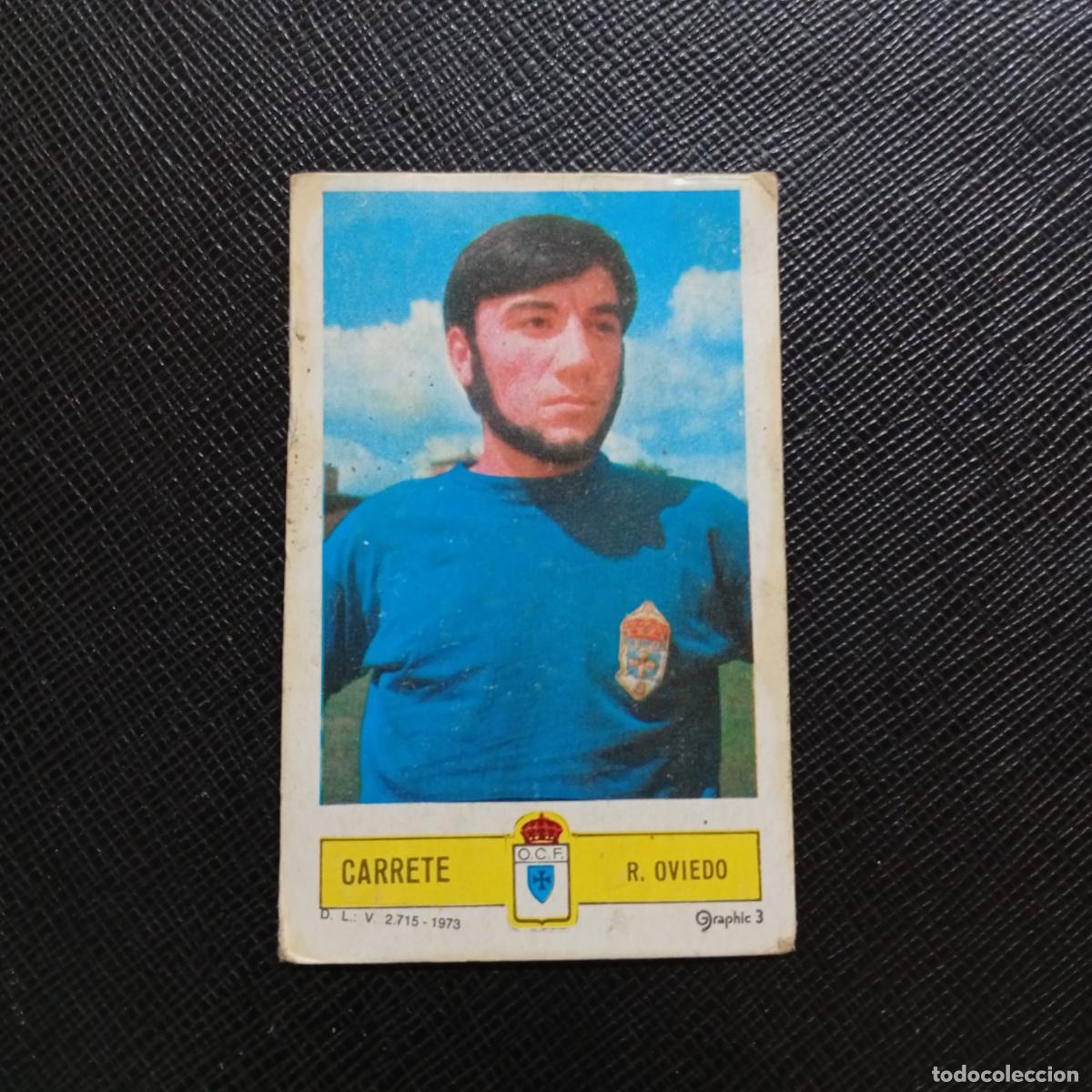 Cromos de f&uacute;tbol: CARRETE OVIEDO ESTE 1973 1974 CROMO FUTBOL LIGA 73 74 - DESPEGADO - A205 PG27