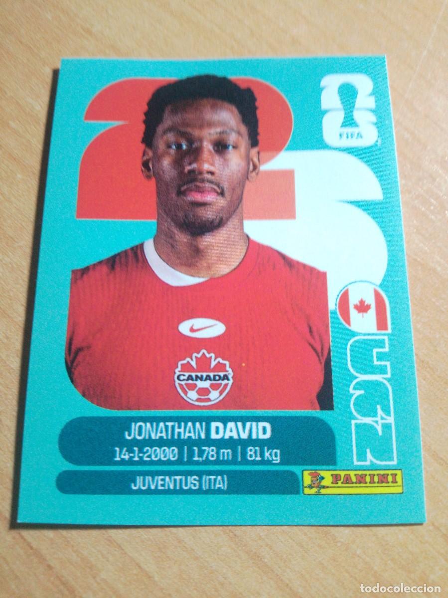 Cromos de f&uacute;tbol: CAN 20 JONATHAN DAVID CANADA MUNDIAL FIFA WORLD CUP 2026 26 PANINI STICKERS NUEVO