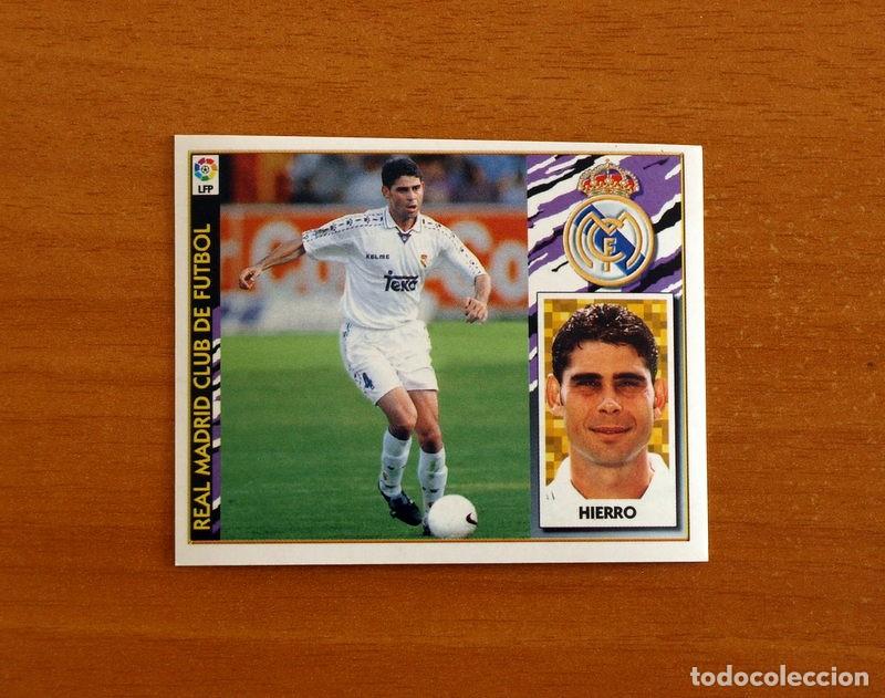 Cromos de f&uacute;tbol: Real Madrid - Hierro - Ediciones Este Liga 1997-1998, 97-98 - Nunca pegado