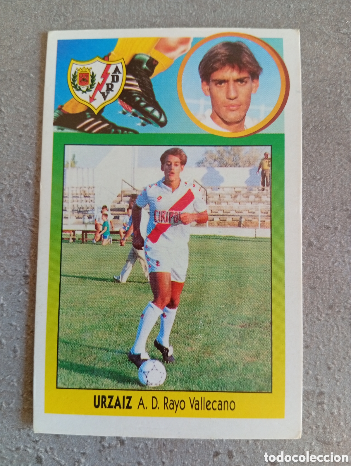 Fu&szlig;ball-Sticker: FICHAJE 25 URZAIZ RAYO VALLECANO EDICIONES ESTE 1993 1994 DESPEGADO VER FOTOS