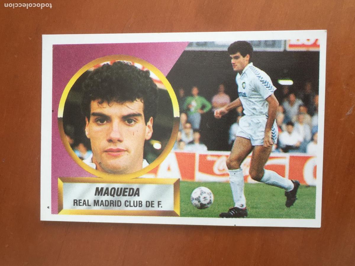 Cromos de f&uacute;tbol: maqueda real madrid liga 88 89 1988 1989 ediciones este nunca pegado nuevo de sobre