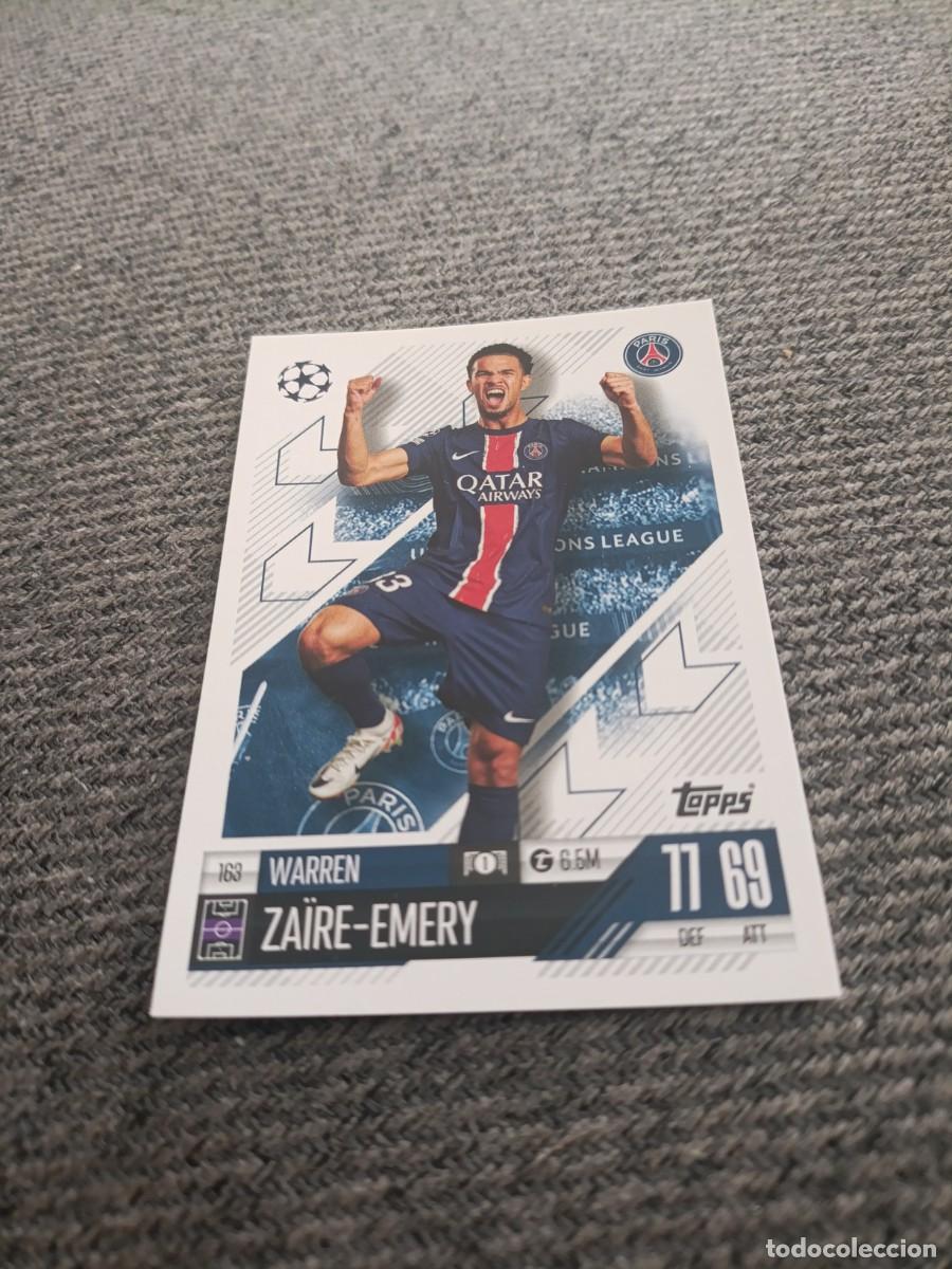 Cromos de f&uacute;tbol: Zaire-Emery PSG champions league 24/25