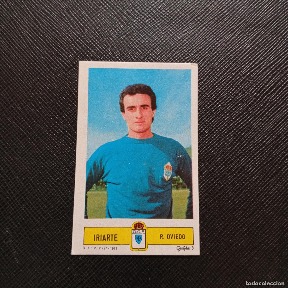 Cromos de f&uacute;tbol: IRIARTE OVIEDO ESTE 1973 1974 CROMO FUTBOL LIGA 73 74 - DESPEGADO - A205 PG32