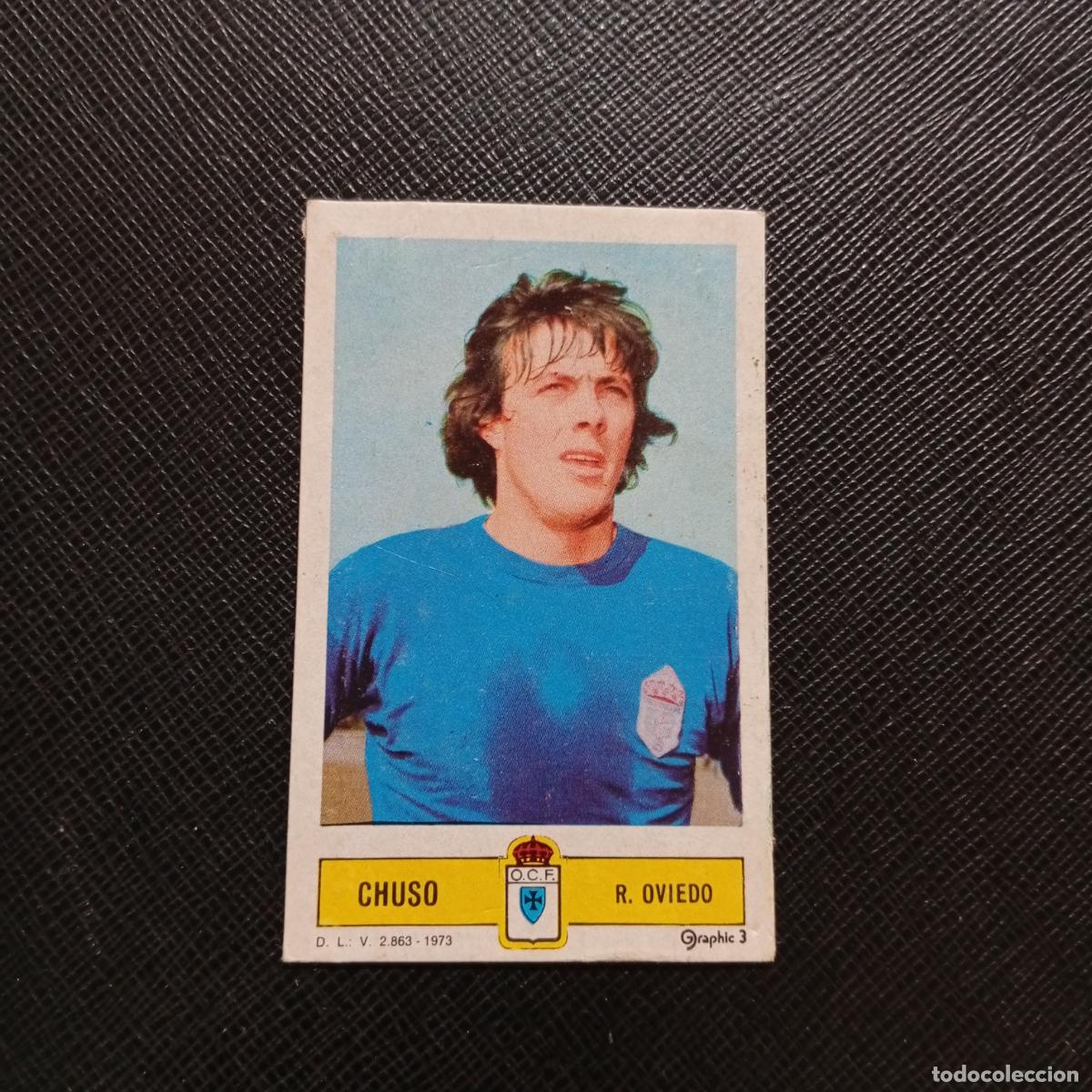 Cromos de f&uacute;tbol: CHUSO OVIEDO ESTE 1973 1974 CROMO FUTBOL LIGA 73 74 - DESPEGADO - A205 PG33