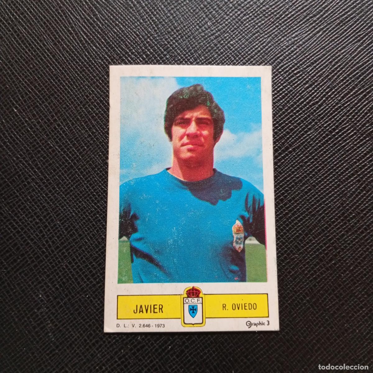Cromos de f&uacute;tbol: JAVIER OVIEDO ESTE 1973 1974 CROMO FUTBOL LIGA 73 74 - DESPEGADO - A205 PG33