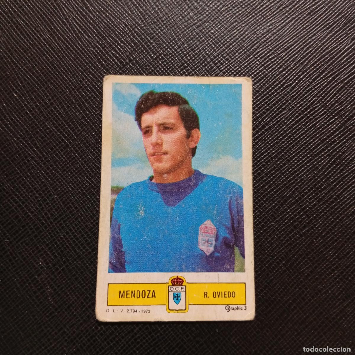 Cromos de f&uacute;tbol: MENDOZA OVIEDO ESTE 1973 1974 CROMO FUTBOL LIGA 73 74 - DESPEGADO - A205 PG33