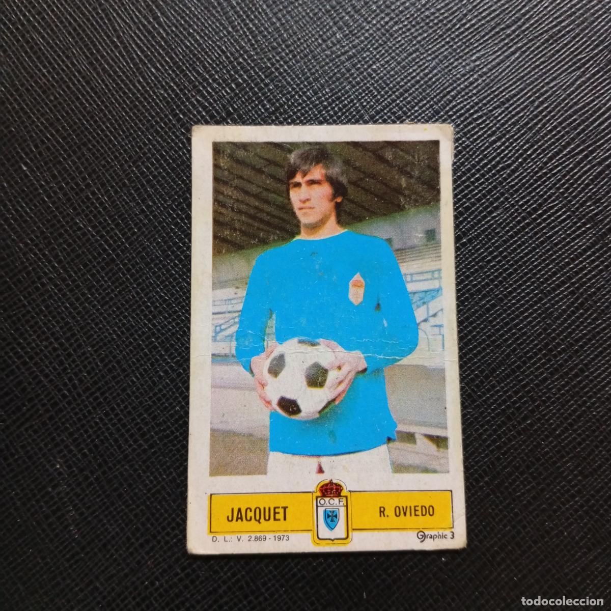 Cromos de f&uacute;tbol: JACQUET OVIEDO ESTE 1973 1974 CROMO FUTBOL LIGA 73 74 - DESPEGADO - A205 PG36