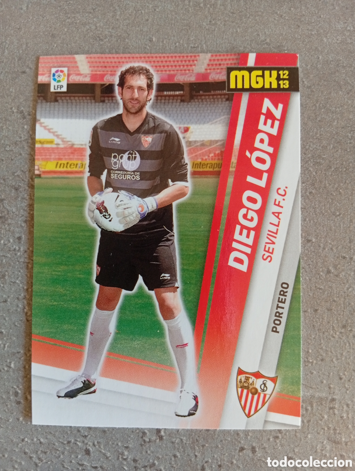 Cromos de f&uacute;tbol: 290 DIEGO L&Oacute;PEZ SEVILLA FC PANINI MEGACRACKS 2012-2013 MGK 12-13
