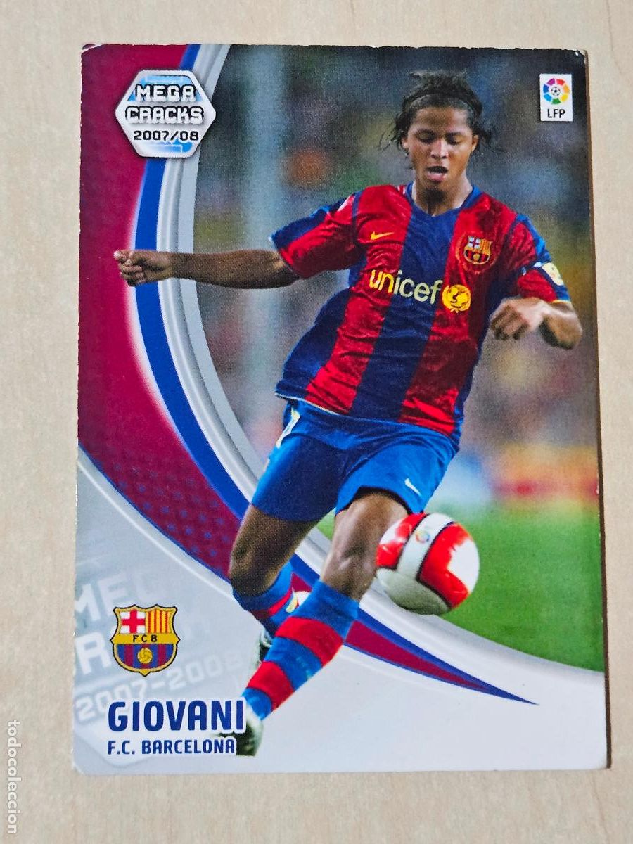 Cromos de f&uacute;tbol: CROMO N&ordm; 72 GIOVANI - MEGACRACKS 2007 08 - NUEVA FICHA BIS