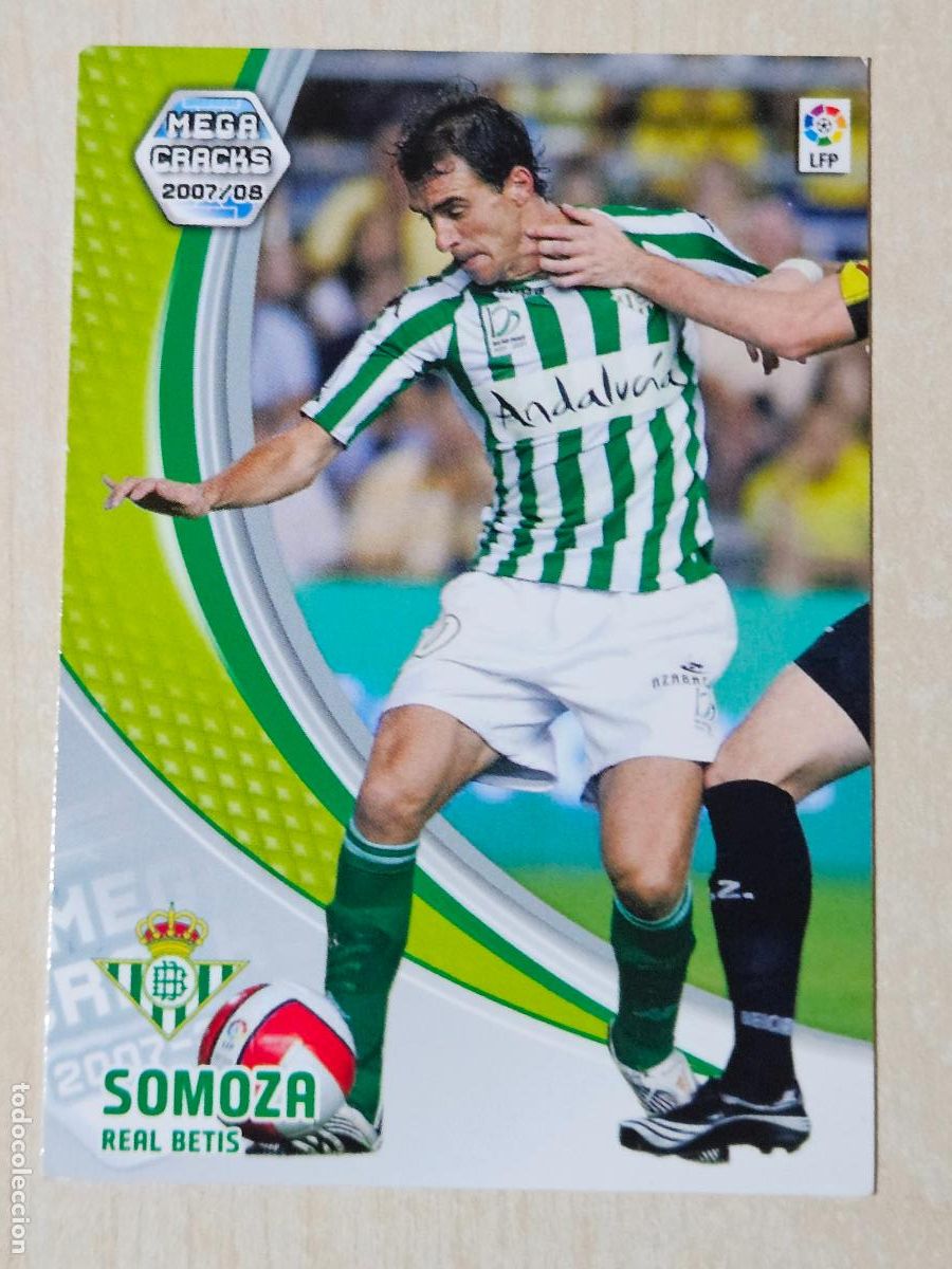 Cromos de f&uacute;tbol: CROMO N&ordm; 81 SOMOZA - MEGACRACKS 2007 08 - NUEVA FICHA BIS