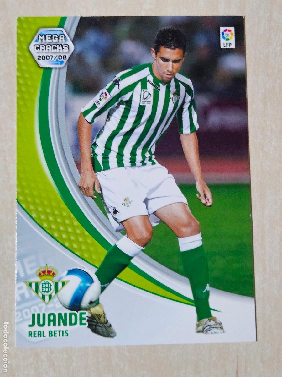 Cromos de f&uacute;tbol: CROMO N&ordm; 82 JUANDE - MEGACRACKS 2007 08 - NUEVA FICHA BIS