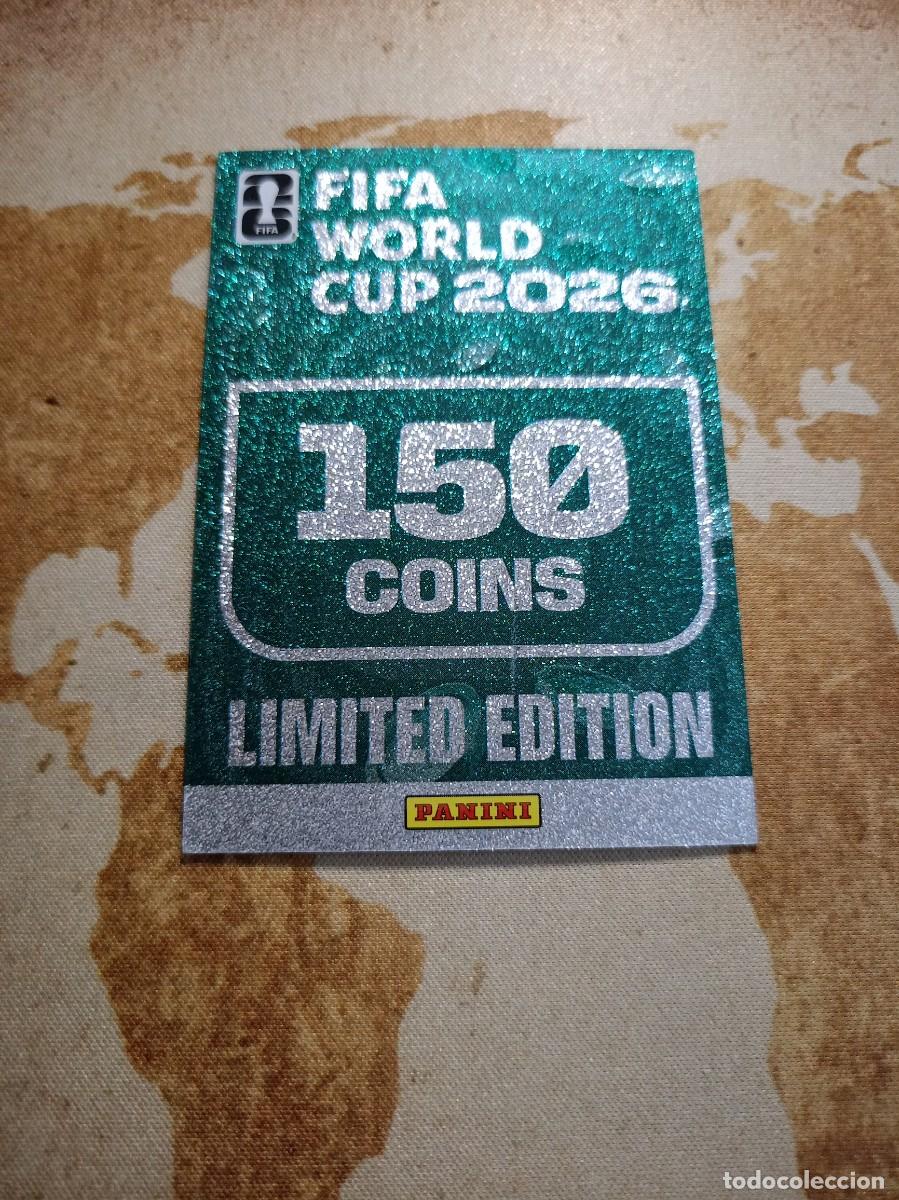 Cromos de f&uacute;tbol: Limited Edition 150 COINS Adrenalyn WORLD cup 2026